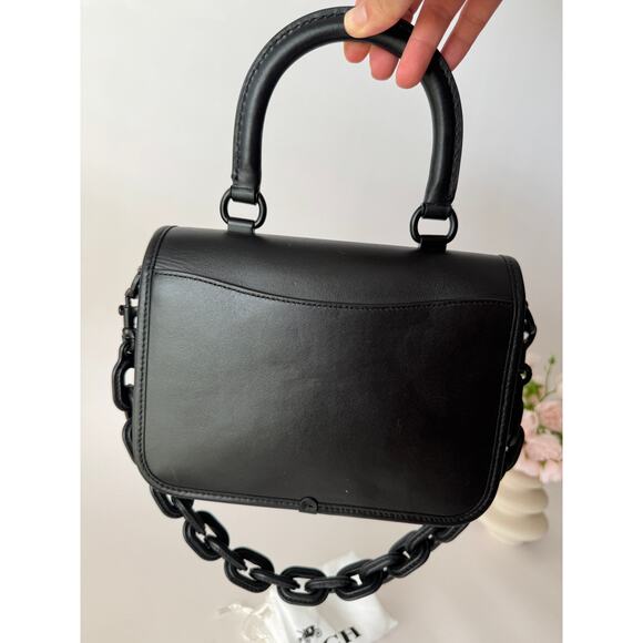 Coach Rogue Top Handle Bag Matte Blackout - Picture 2 of 10